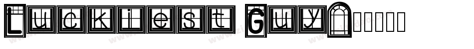 Luckiest Guy字体转换